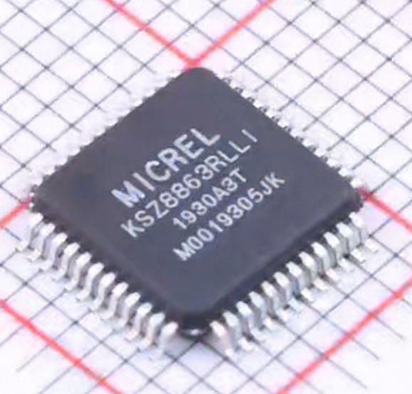 KSZ8863RLLI 3-Port 10/100M Industrial Ethernet Switch IC LQFP48 RMII