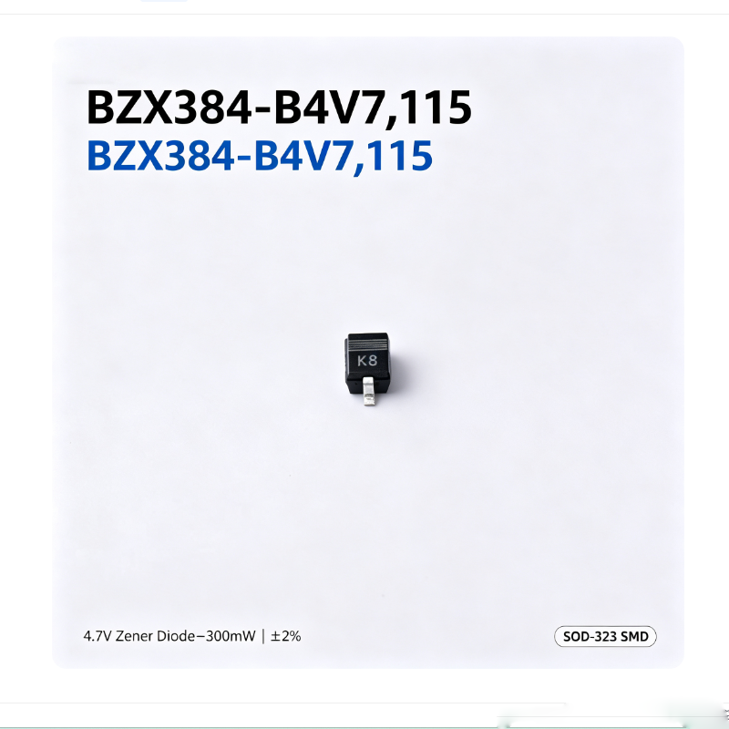 BZX384-B4V7,115, BZX384-B4V7, 4.7V zener diode, SOD-323 voltage regulator diode, Zener diode