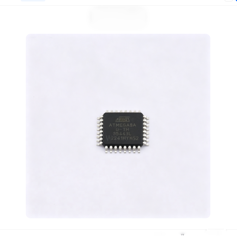 ATMEGA8A‑AU TQFP‑32 8‑bit AVR Microcontroller Chip 8KB Flash SMD MCU IC